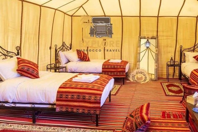 3 Days Private Tour From Marrakech to Fes With Luxury Desert Camp - Accommodation and Amenities