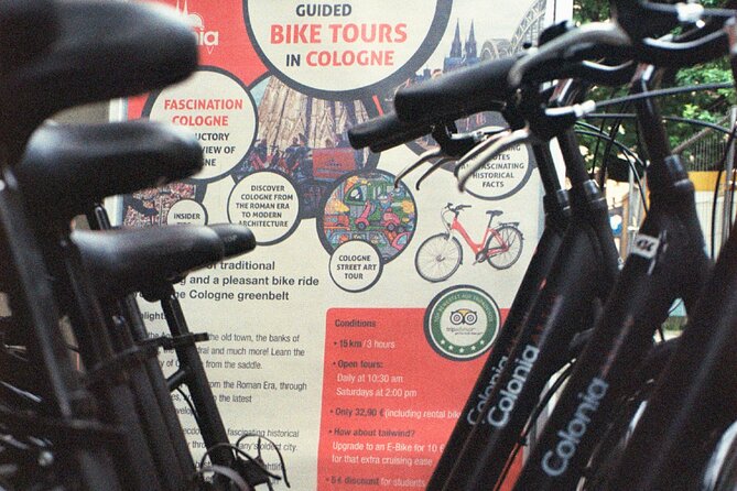 3-Hour Cologne Street Art Bike Tour in Small Group With Guide - Bike Tour Itinerary