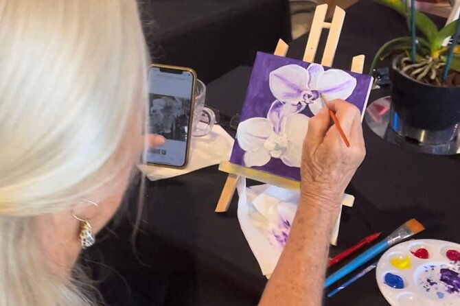 3-Hour Cup N Canvas Painting Party - An Artistic Journey on Hawaii’s Big Island