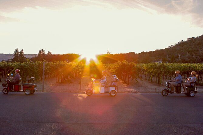 3 Hour Electric Trike Sunset Tour at Sonoma - Good To Know