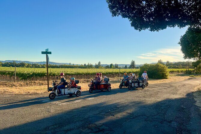 3 Hour Electric Trike Sunset Tour at Sonoma - FAQ