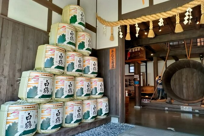 3-Hour Nada, Kobe Sake Brewerly & Tasting Walking Tour With Guide - Inclusions