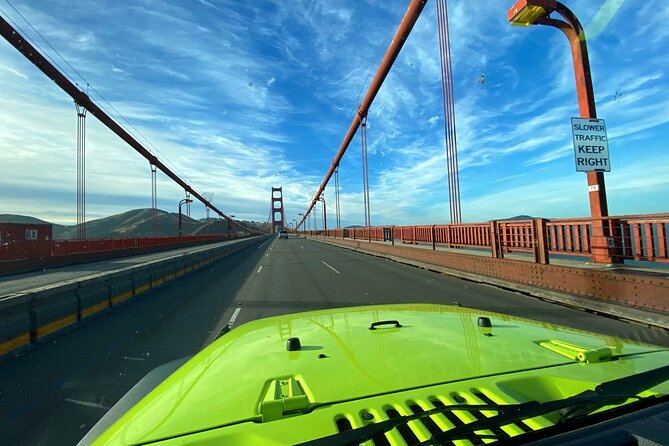 3-Hour Private Group San Francisco Open Top Jeep Tour - Itinerary