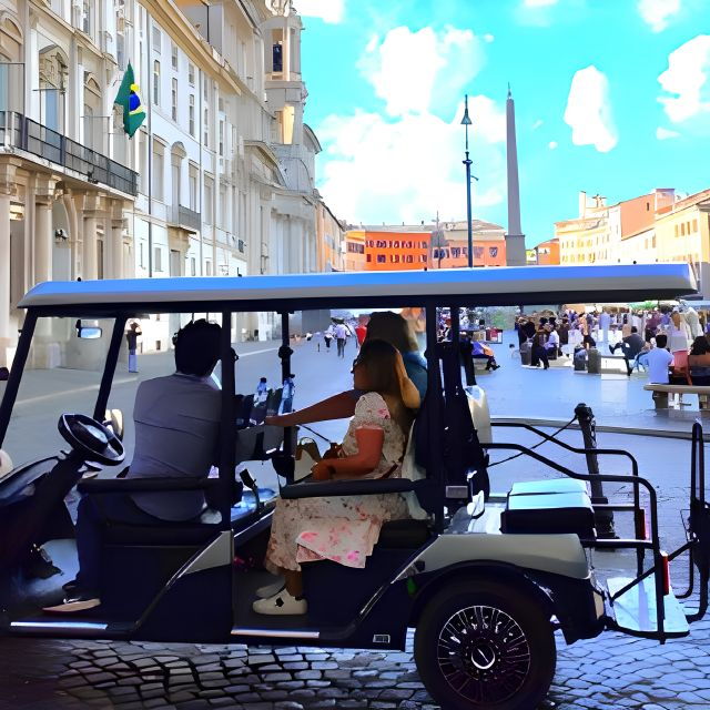3 Hours Golf Cart Art and Wine Tour of Rome - The Sum Up