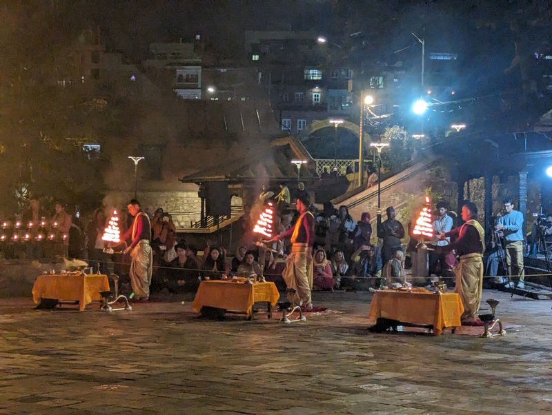 3 Hours Walking Tour at PashupatiNath and BoudhaNath Small Group - At Pashupatinath, faith beside the river