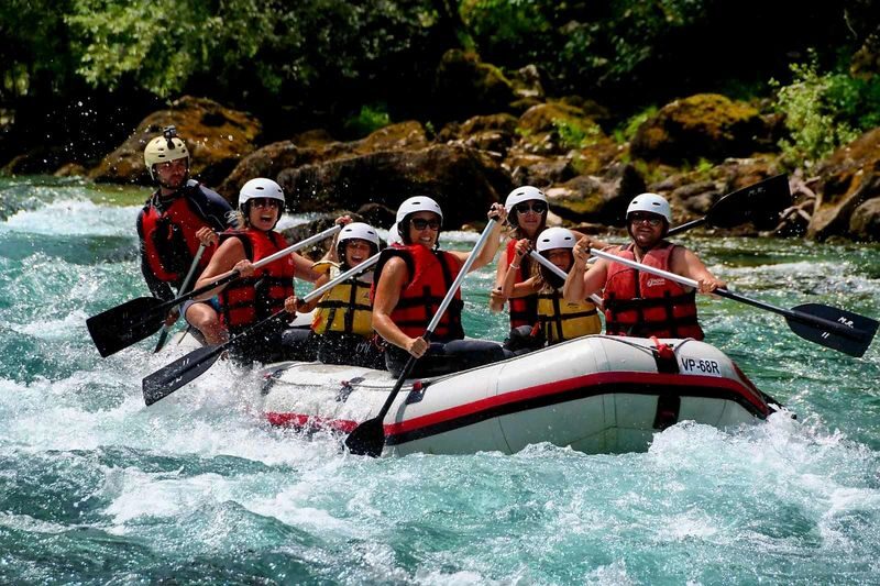 3 in 1 Rafting, Buggy Safari and Zipline Adventure - Rafting through clear canyon water
