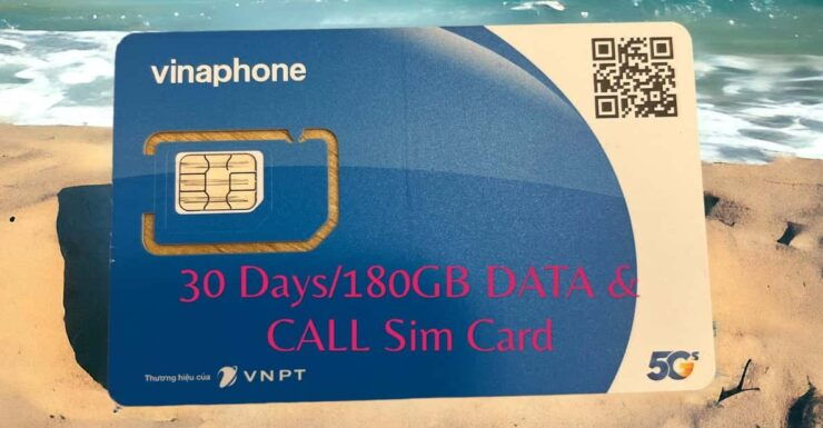 30 Days/180gb Data and Call SIM Card - Booking Options