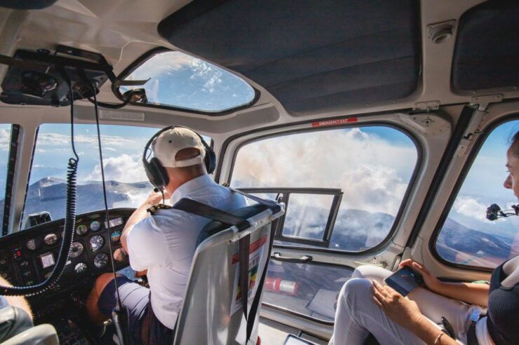 30 Min Etna Private Helicopter Tour From Fiumefreddo - Highlights