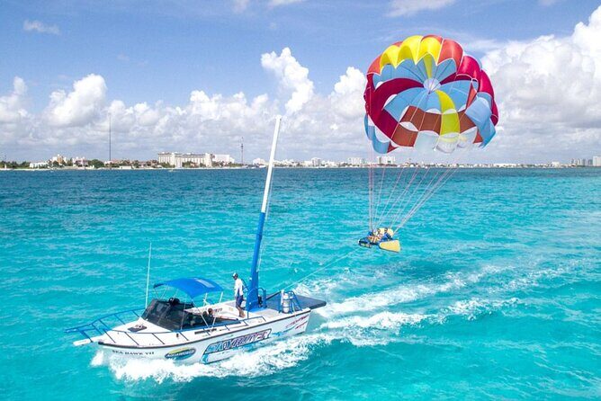 30 Minutes Sky Rider Lagoonside Parasailing in Cancun - The Experience Provider: Touralia