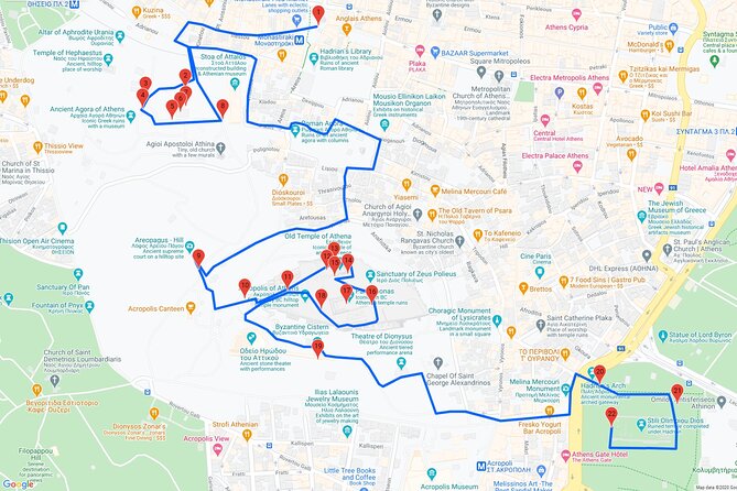 360 Virtual Tour of Ancient Athens - Starting Point and Tour Duration