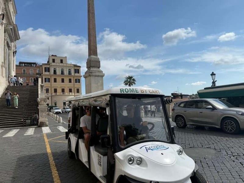 3H Rome: Baroque, Ancient and food experience by Golf Cart - Iconic Landmarks in a Swift, Comfortable Ride
