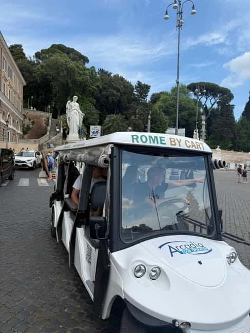 3H Rome: Baroque, Ancient and food experience by Golf Cart - The Sum Up