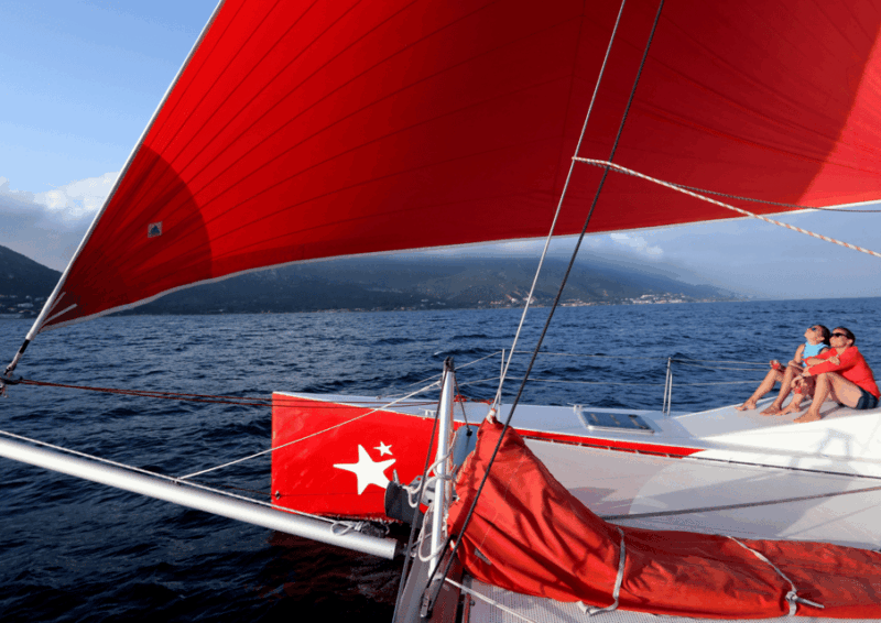 3H30 Explore the South Shore of the Bay of Ajaccio Catamaran - Highlights of the Trip