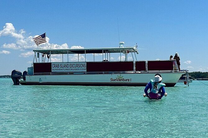 4.5 Hour Sandestin to Crab Island Excursion Aboard Sol y Luna - FAQs