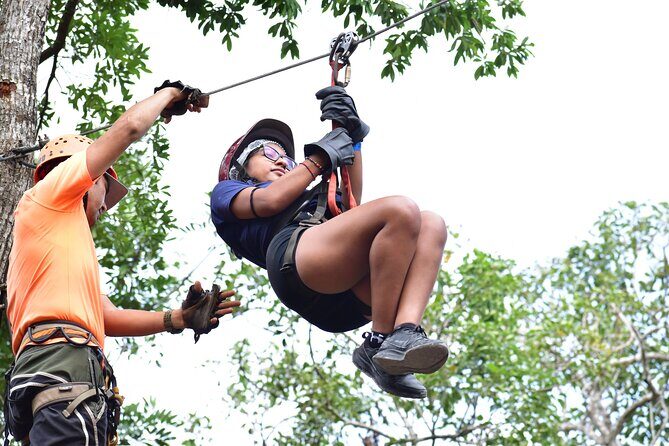 4 activities in 1 Horse Riding, ATV Shared, Cenote & Ziplines from Cancún - Frequently Asked Questions