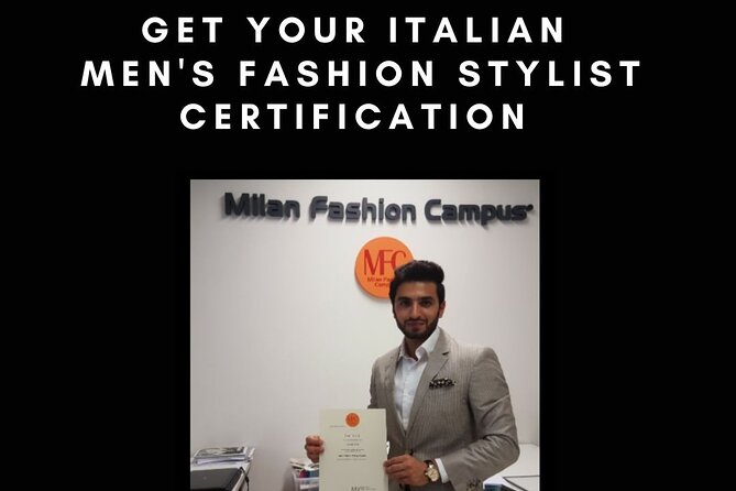 4-Day Fashion Styling Course for Men in Milan - Target Audience