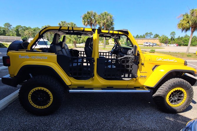 4-Door Convertible Jeep Rental in Orange Beach - Whats Included
