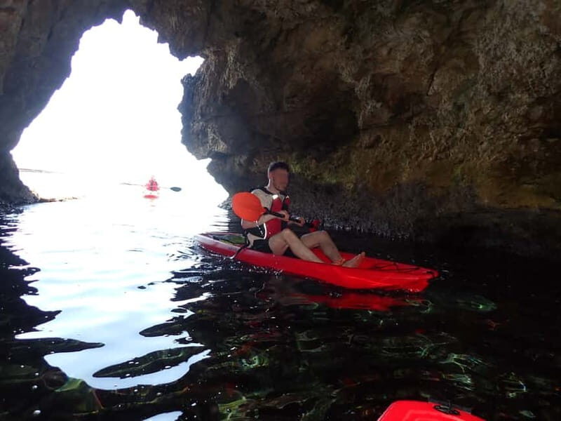 4-hour Ayia Napa SeaCaves Guided Kayaking from Limnara beach - What the Tour Offers