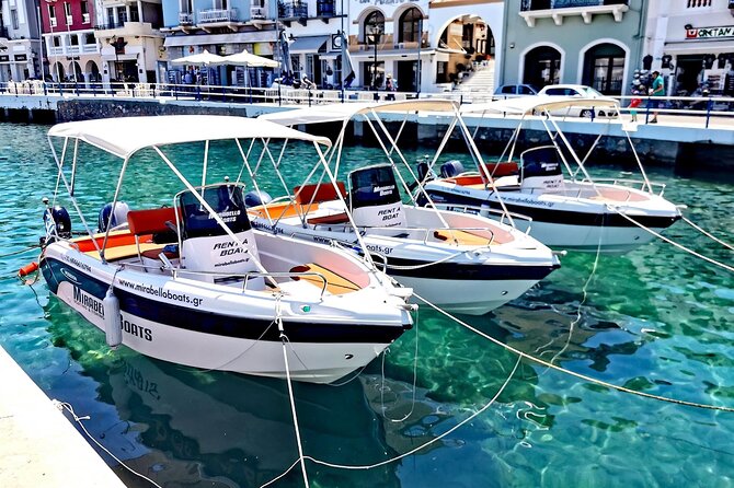 4-Hour Private Boat Rental Without Skipper at Agios Nikolaos - Meeting Point and End Point