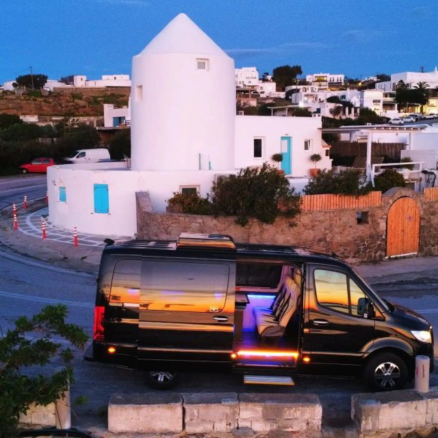 4 Hours Private Mykonos Island Tour by Luxury Minibus - Itinerary
