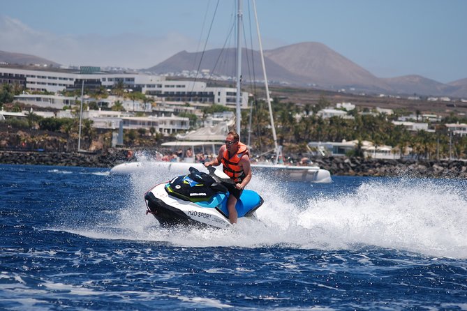 40min Jet Ski at Playa Quemada Lanzarote - Background