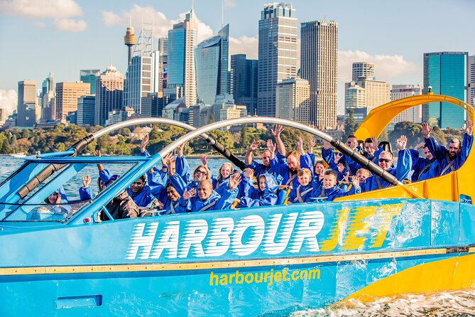 45-Minute Sydney Harbour Adventure Jet Boat Ride - Complimentary Lockers
