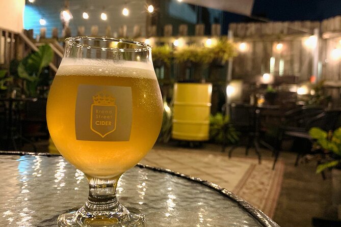45-Minutes Small Group Craft Cider Tasting in New Orleans - Tasting Location and Time