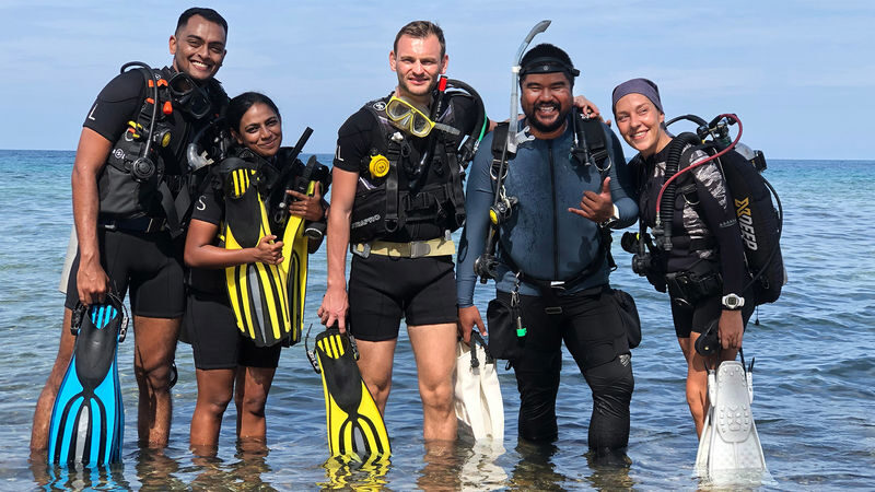 4D3N PADI Beginner Open Water Diving Course - Four days of training, step by step