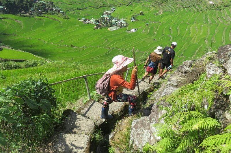4D3N Sagada and Banaue Rice Terraces Tour - A final walk, a shower stop, and the return bus