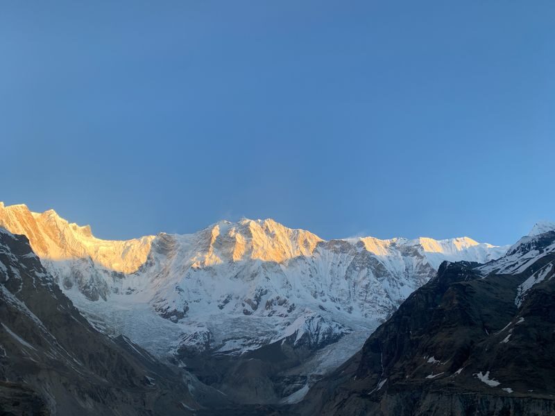 5-Day Annapurna Base Camp (ABC) Trek from Kathmandu or Pokhara - Day 3: Machhapuchhre Base Camp and the sanctuary