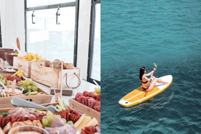 5 Hour Adults Ibiza Boat Trip + lunch, 6 drinks, SUP Boards & DJ - The Itinerary Breakdown