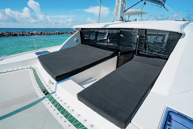 5-Hour Private 40 Luxury Catamaran 2-Stop Tour W/ Food, Open Bar & Snorkeling - Convenient Meeting and Pickup Location