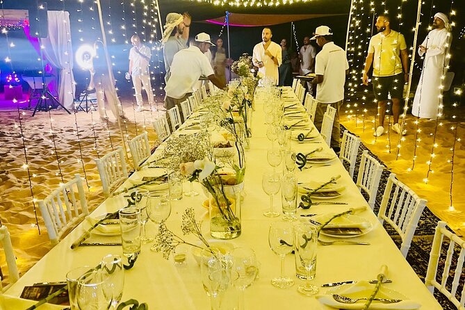 5-Hour Private Guided Desert Dinner in Dubai - Gourmet Dining Experience
