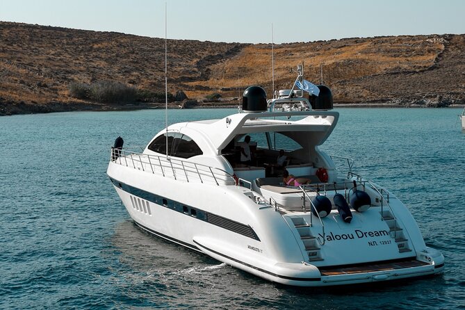 5 Hour Private Yacht Cruise in Delos Rhenia Mykonos Mangusta 72 - Additional Information and Accessibility
