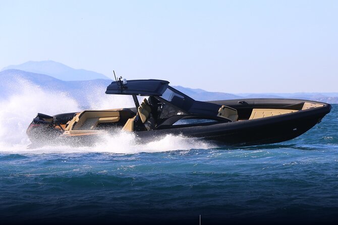 5 Hour Private Yacht Cruise in Delos Rhenia Technohull 40 Thunder - Delos and Rhenia Islands Exploration
