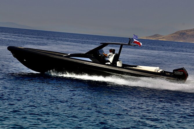 5 Hour Private Yacht Cruise in Delos Rhenia Technohull 40 Thunder - Pricing and Inclusions