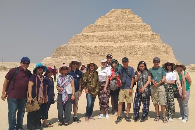5 Sites: Giza Pyramids, Sphinx, Saqqara, Dahshur, Memphis in Private Tour - Giza Pyramids Experience