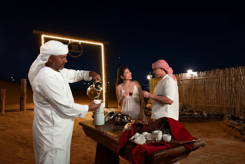 57 Luxury Heritage Desert Safari - A comfortable camp and a proper dinner