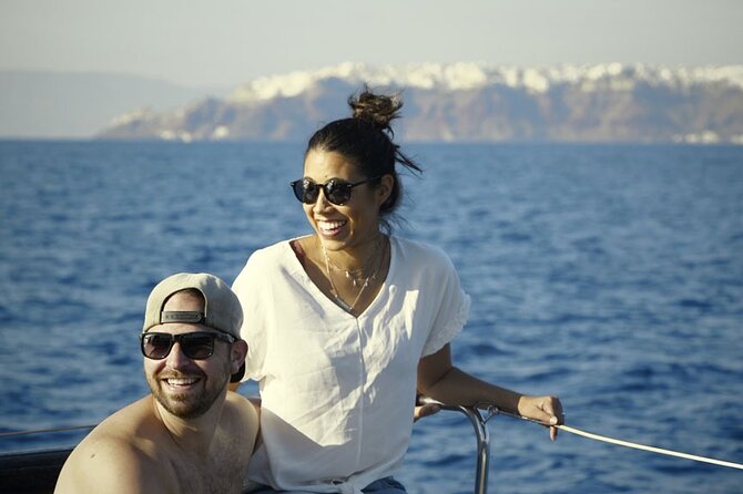 5Hour Private Santorini Luxury Catamaran Cruise With Greek Meal - Additional Information and Tips