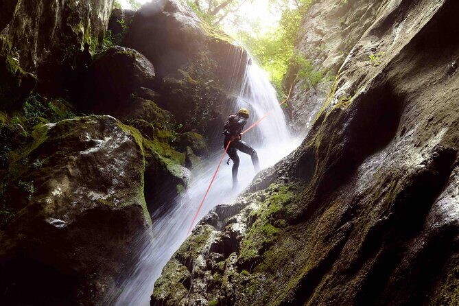 5Hrs Advanced Canyoning (50m) 12 Rappels (Pickup, Lunch & GoPro) - Good To Know