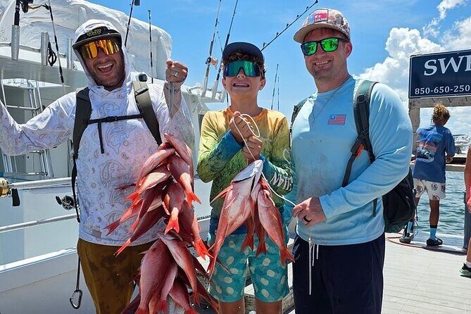 6 Hour Family Friendly Party Boat Fishing in Destin - FAQ