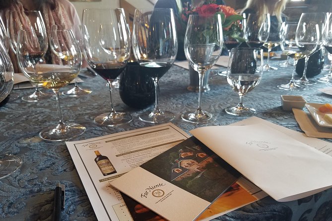 6-Hour Private Wine Tasting Tour With a Sample Stops - Sample Menu