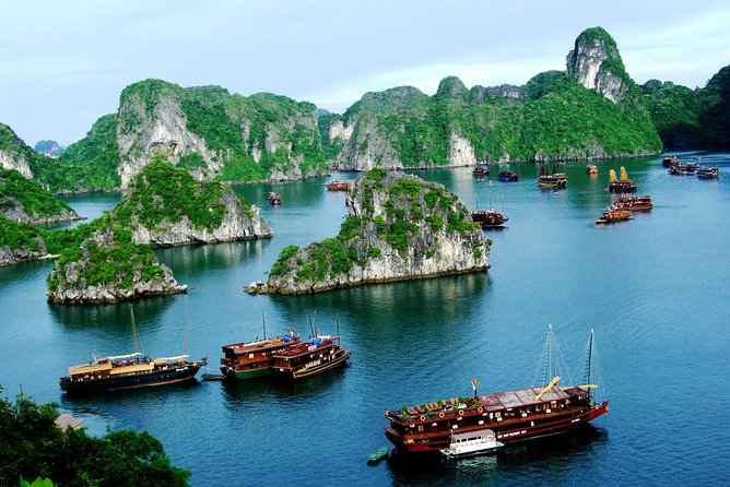 6 Hours Halong Bay Cruise On Titop Island & Swimming -go By New Highway - Visiting a Fishing Village