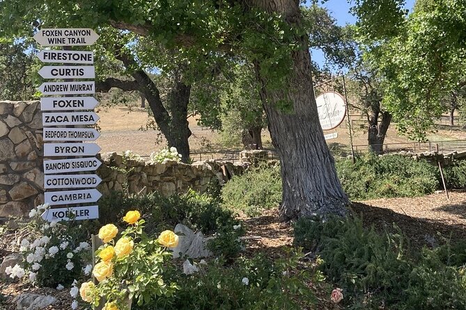 6 Hours Private Wine Tour of the Santa Ynez Valley - Inclusions and Amenities