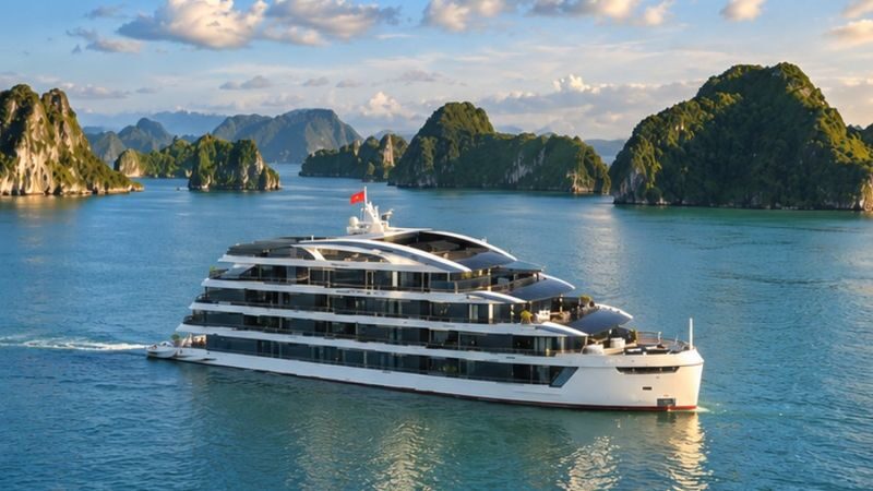 6-Star Luxury 2D1N Cruise: Ha Long Bay with Sung Sot & Ti Top - Day two: sunrise Tai Chi and Sung Sot Cave