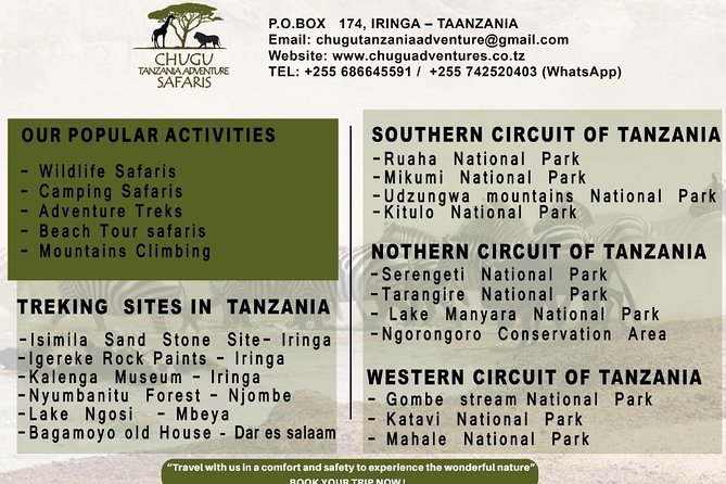 7 Days - Northern Tanzania Camping Safaris - Day 6: Ngorongoro Crater to Arusha