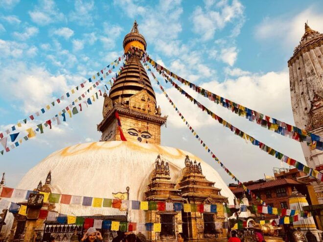 7 Unesco Heritage Sites a Day Tour in Kathmandu - Swayambhunath Stupa (Monkey Temple)