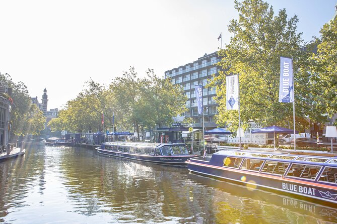 75-minute Amsterdam Canal Cruise by Blue Boat Company - Informative Audio Commentary on Passing Attractions