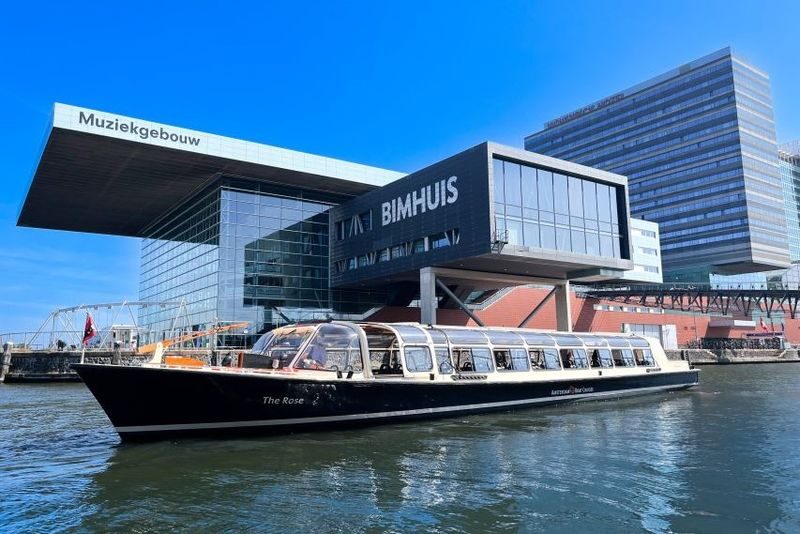 75-minute Canal Cruise Highlights of Amsterdam - Starting at Badhuiskade, across the IJ