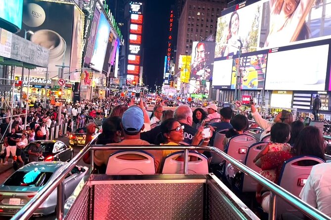 75-Minutes NYC Sightseeing Night Double Decker Bus Tour - Tips for a Better Experience